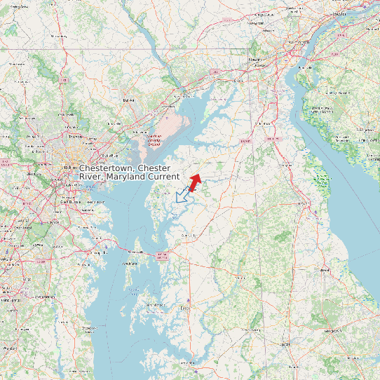 Chestertown, Chester River, Maryland Current map