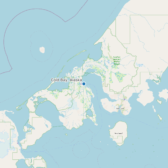 Cold Bay, Alaska map