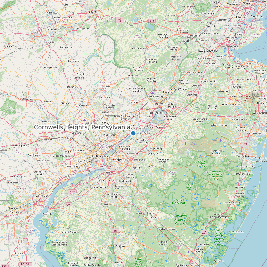 Cornwells Heights, Pennsylvania map