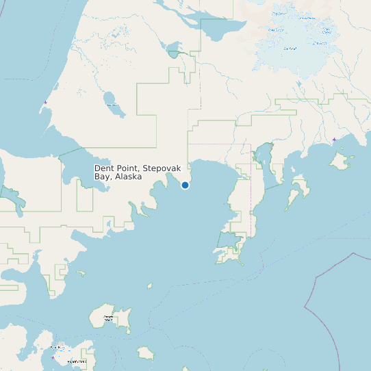 Dent Point, Stepovak Bay, Alaska map