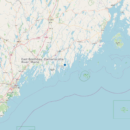 East Boothbay, Damariscotta River, Maine map
