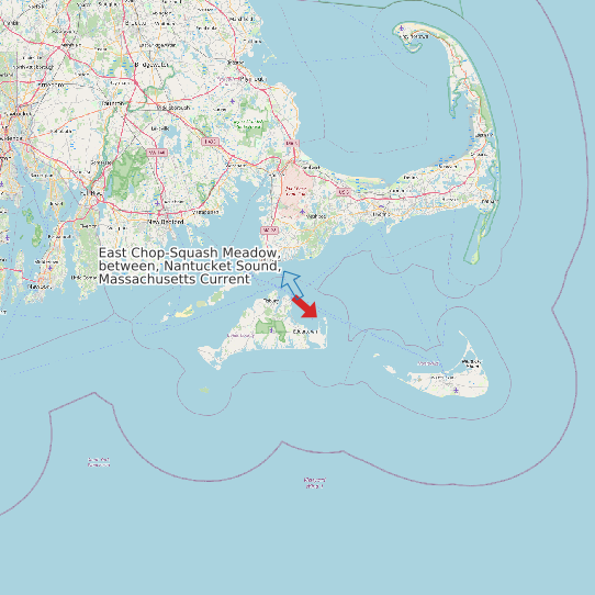 East Chop-Squash Meadow, between, Nantucket Sound, Massachusetts Current map