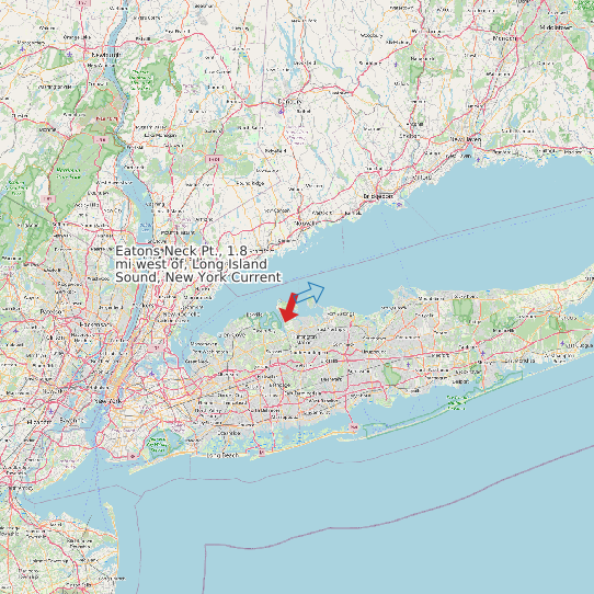 Eatons Neck Pt., 1.8 mi west of, Long Island Sound, New York Current map