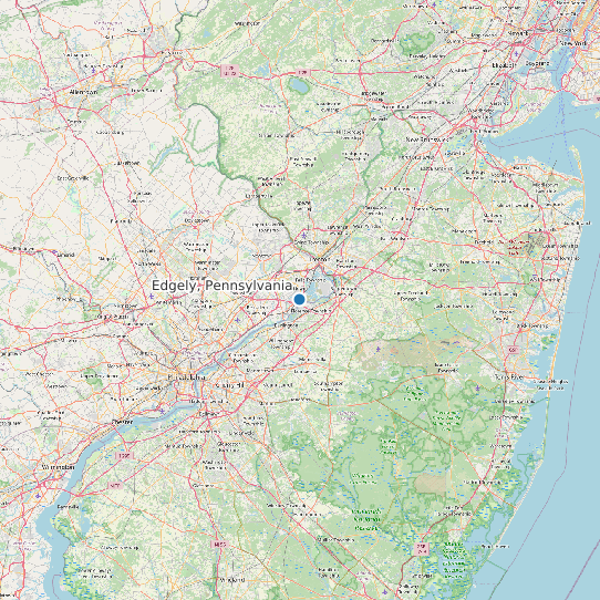 Edgely, Pennsylvania map