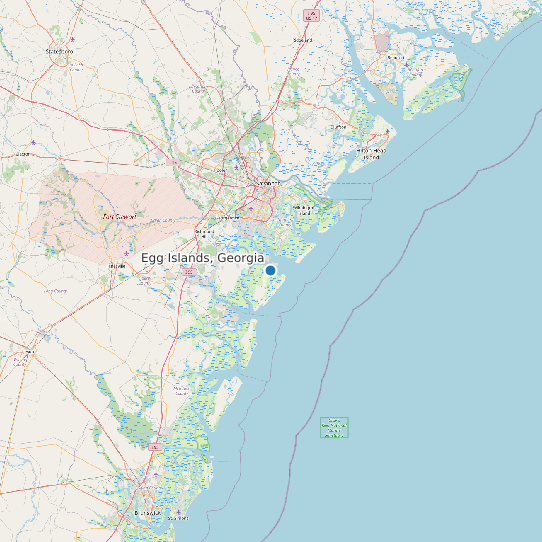Egg Islands, Georgia map