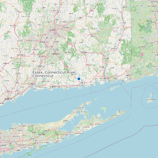 Essex, Connecticut River, Connecticut map