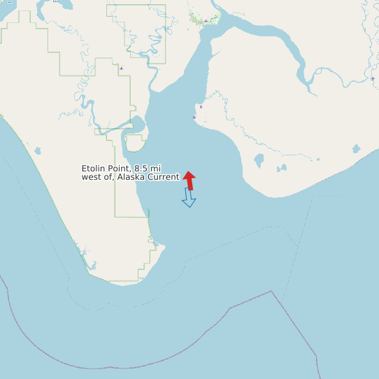 Etolin Point, 8.5 mi west of, Alaska Current map