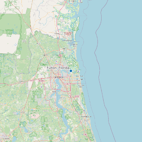 Fulton, Florida map