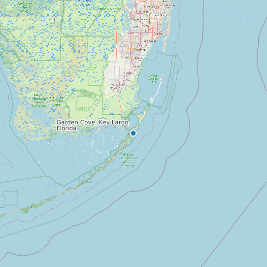 Garden Cove, Key Largo, Florida map