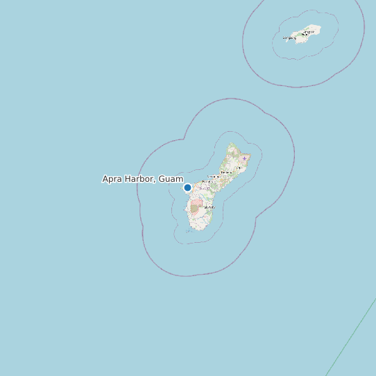 Apra Harbor, Guam map