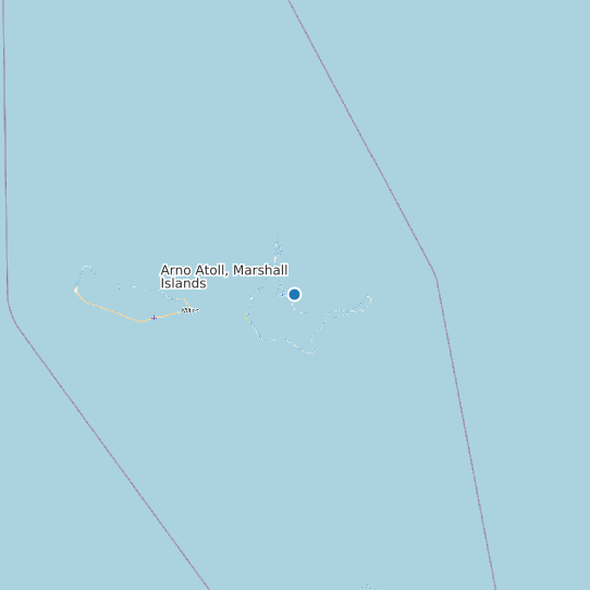 Arno Atoll, Marshall Islands map