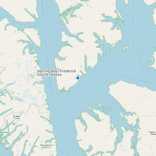 Herring Bay, Frederick Sound, Alaska map
