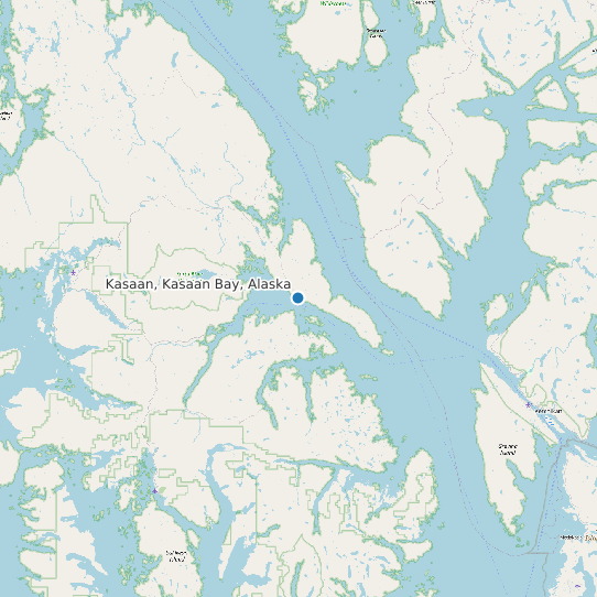 Kasaan, Kasaan Bay, Alaska map