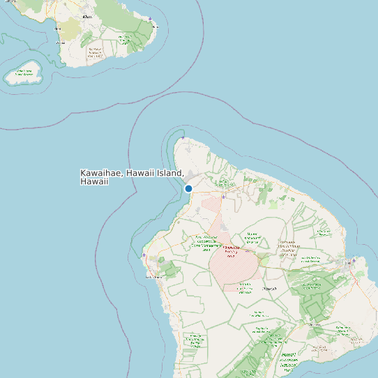 Map of Kawaihae, Hawaii Island, Hawaii Tide Prediction Station