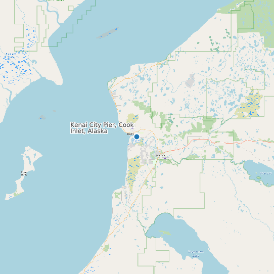 Kenai City Pier, Cook Inlet, Alaska map