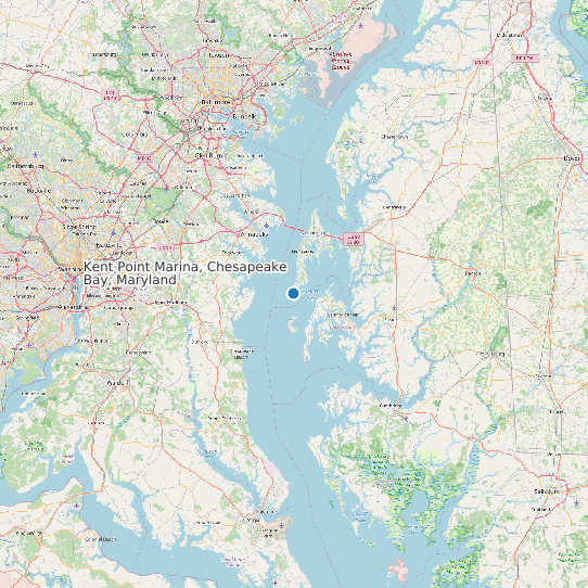 Kent Point Marina, Chesapeake Bay, Maryland map