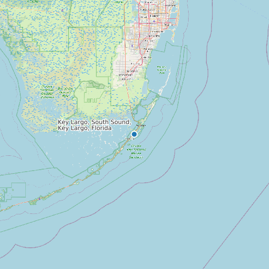 Key Largo, South Sound, Key Largo, Florida map