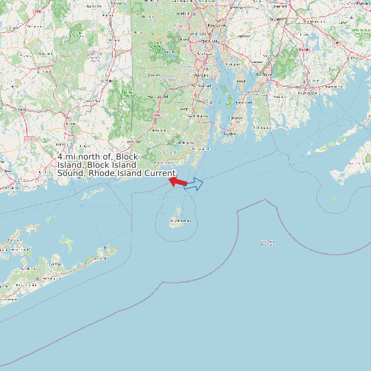 4 mi north of, Block Island, Block Island Sound, Rhode Island Current map