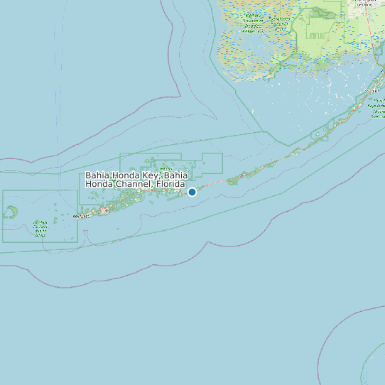Map of Bahia Honda Key, Bahia Honda Channel, Florida Tide Prediction Station
