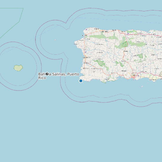 Bah�a Salinas, Puerto Rico map
