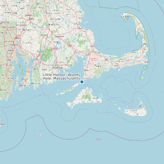 Little Harbor, Woods Hole, Massachusetts map