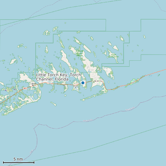 Map of Little Torch Key, Torch Channel, Florida Tide Prediction Station