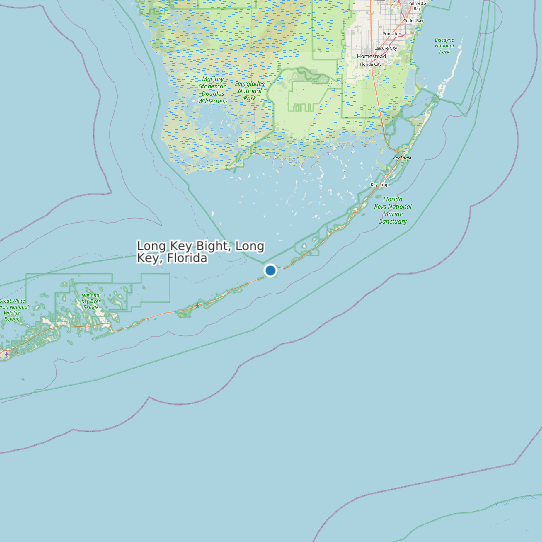 Map of Long Key Bight, Long Key, Florida Tide Prediction Station