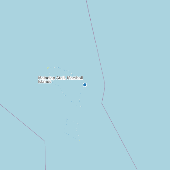 Maloelap Atoll, Marshall Islands map