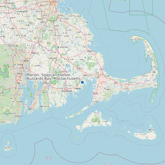 Marion, Sippican Harbor, Buzzards Bay, Massachusetts map