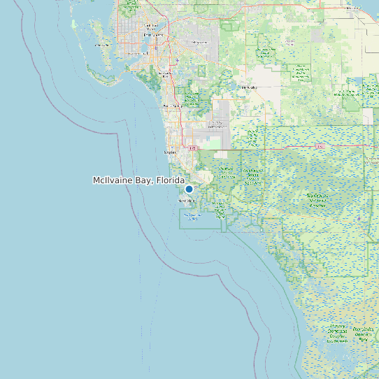 McIlvaine Bay, Florida map