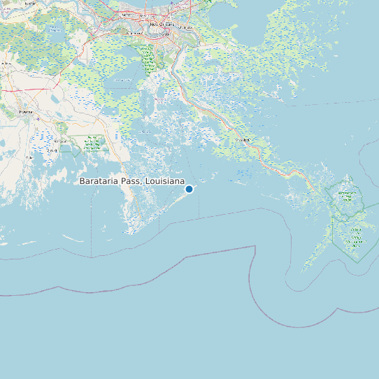 Barataria Pass, Louisiana map