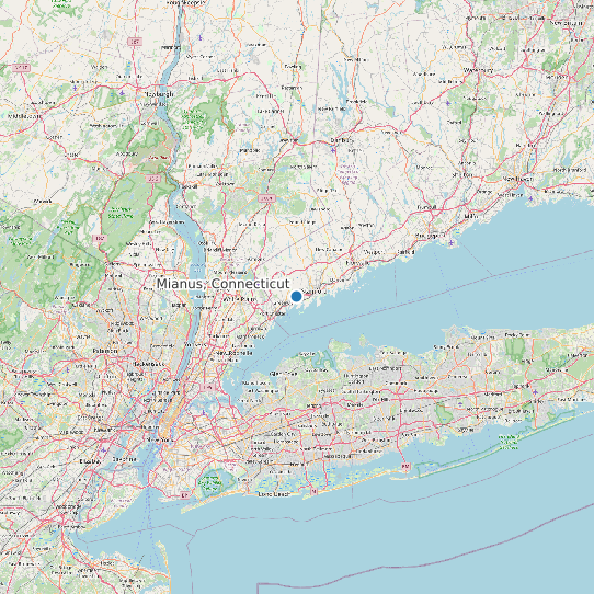 Mianus, Connecticut map