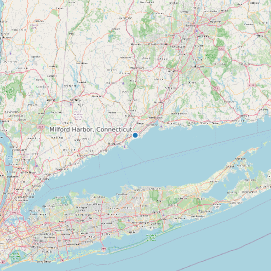 Milford Harbor, Connecticut map