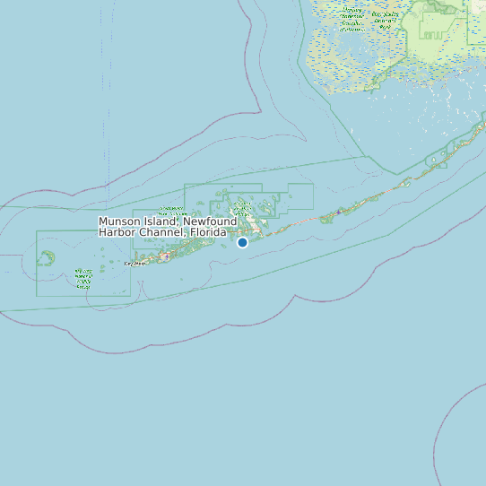 Munson Island, Newfound Harbor Channel, Florida map