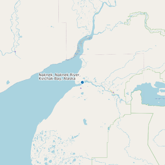 Naknek, Naknek River, Kvichak Bay, Alaska map