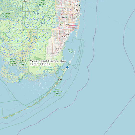 Ocean Reef Harbor, Key Largo, Florida map