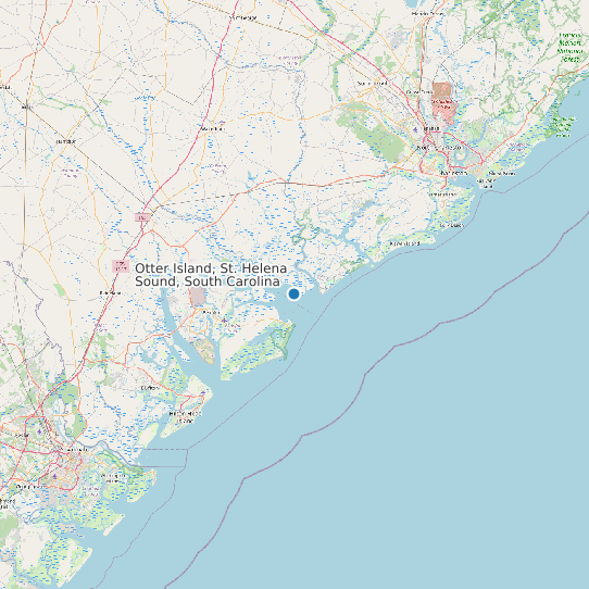 Otter Island, St. Helena Sound, South Carolina map