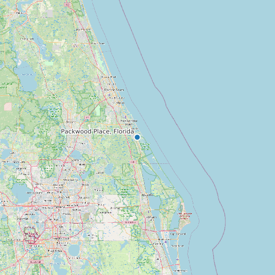Packwood Place, Florida map