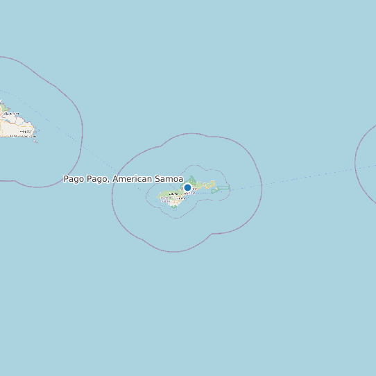 Pago Pago, American Samoa map