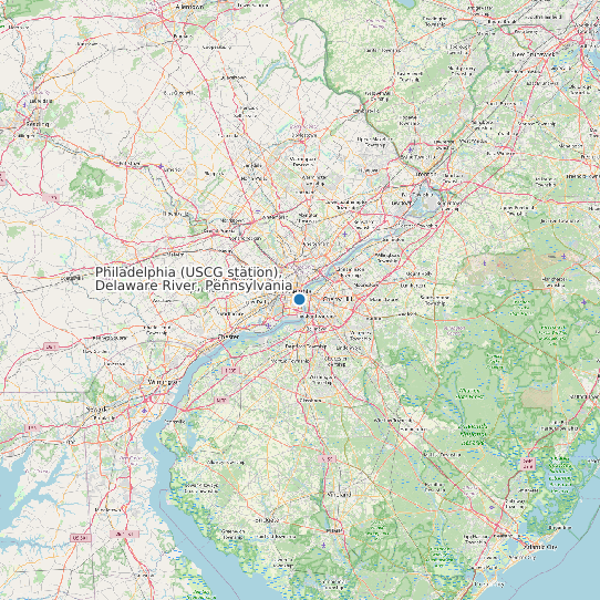 Philadelphia (USCG station), Delaware River, Pennsylvania map