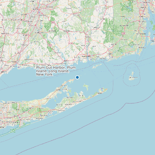 Plum Gut Harbor, Plum Island, Long Island, New York map