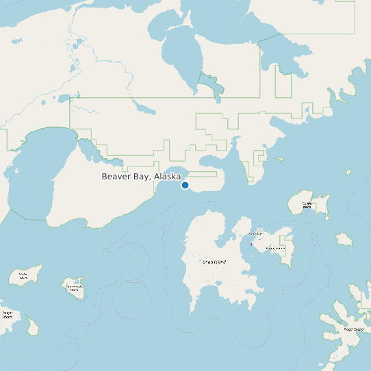 Beaver Bay, Alaska map