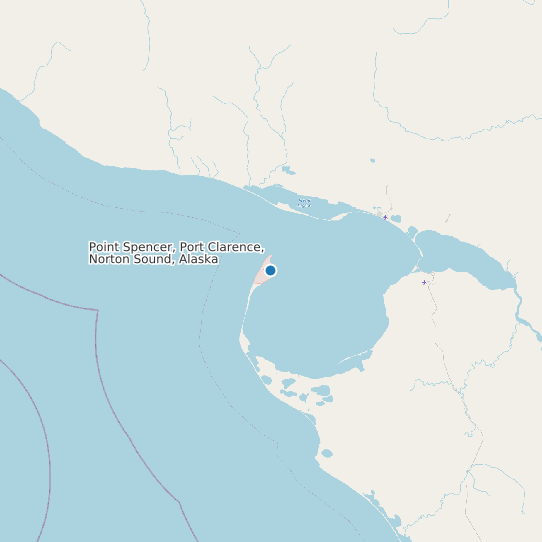 Point Spencer, Port Clarence, Norton Sound, Alaska map