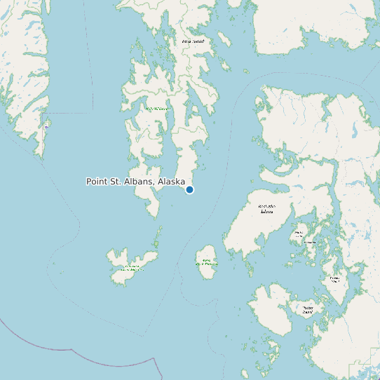 Point St. Albans, Alaska map