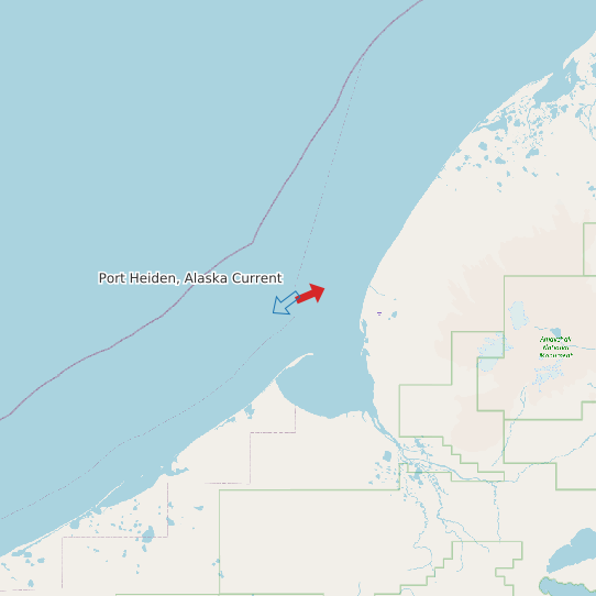 Port Heiden, Alaska Current map