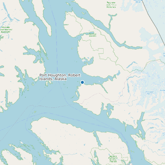 Map of Port Houghton, Robert Islands, Alaska Tide Prediction Station