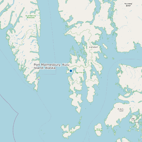 Port Malmesbury, Kuiu Island, Alaska map