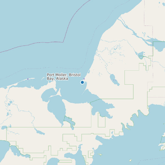 Port Moller, Bristol Bay, Alaska map