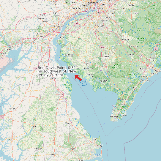 Ben Davis Point, 0.8 mi southwest of, New Jersey Current map