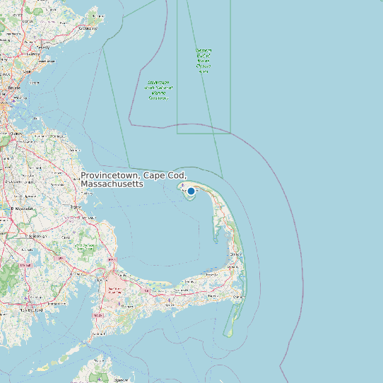 Provincetown, Cape Cod, Massachusetts map